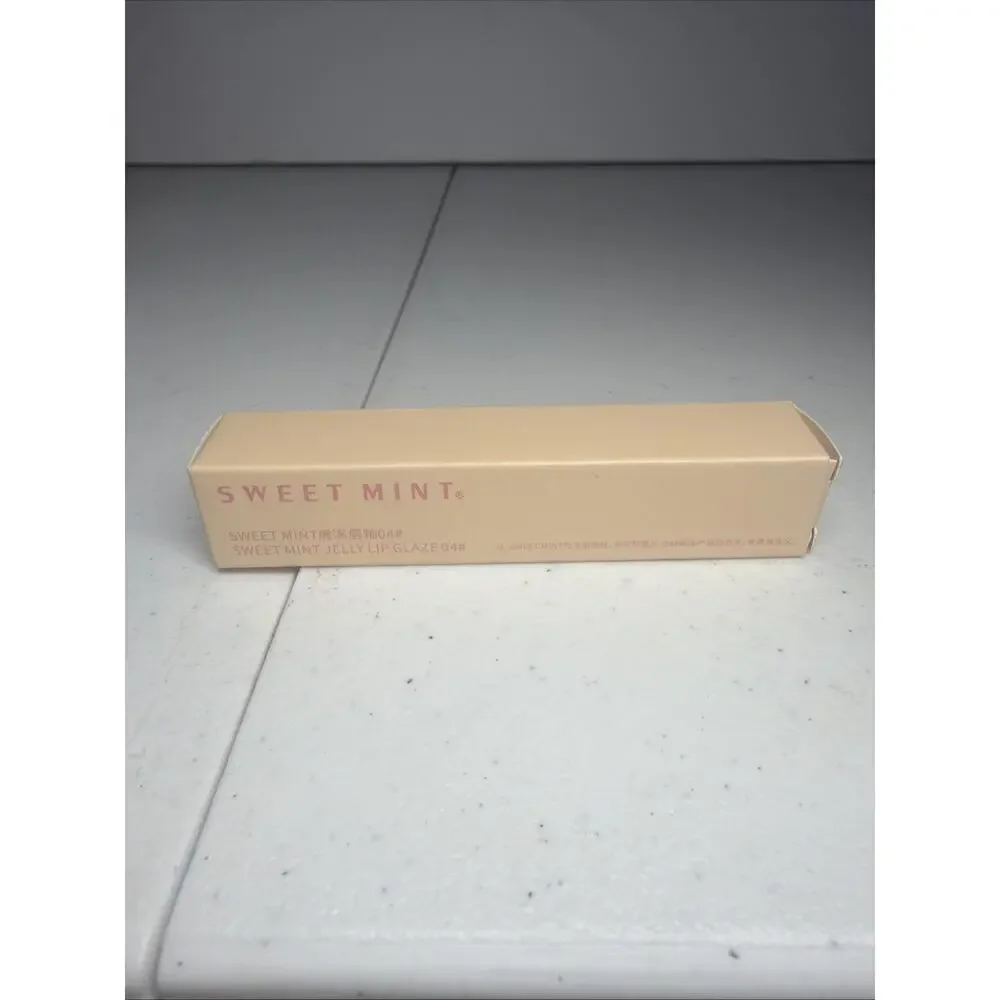 Sweet Mint Jelly Lip Glaze #04 Crystal Glass Lip Tint Hydrating Korean Gloss NEW